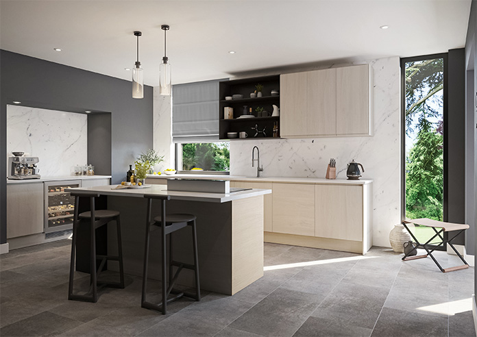 Belgravia, Steel - Roman Blind - Image 6